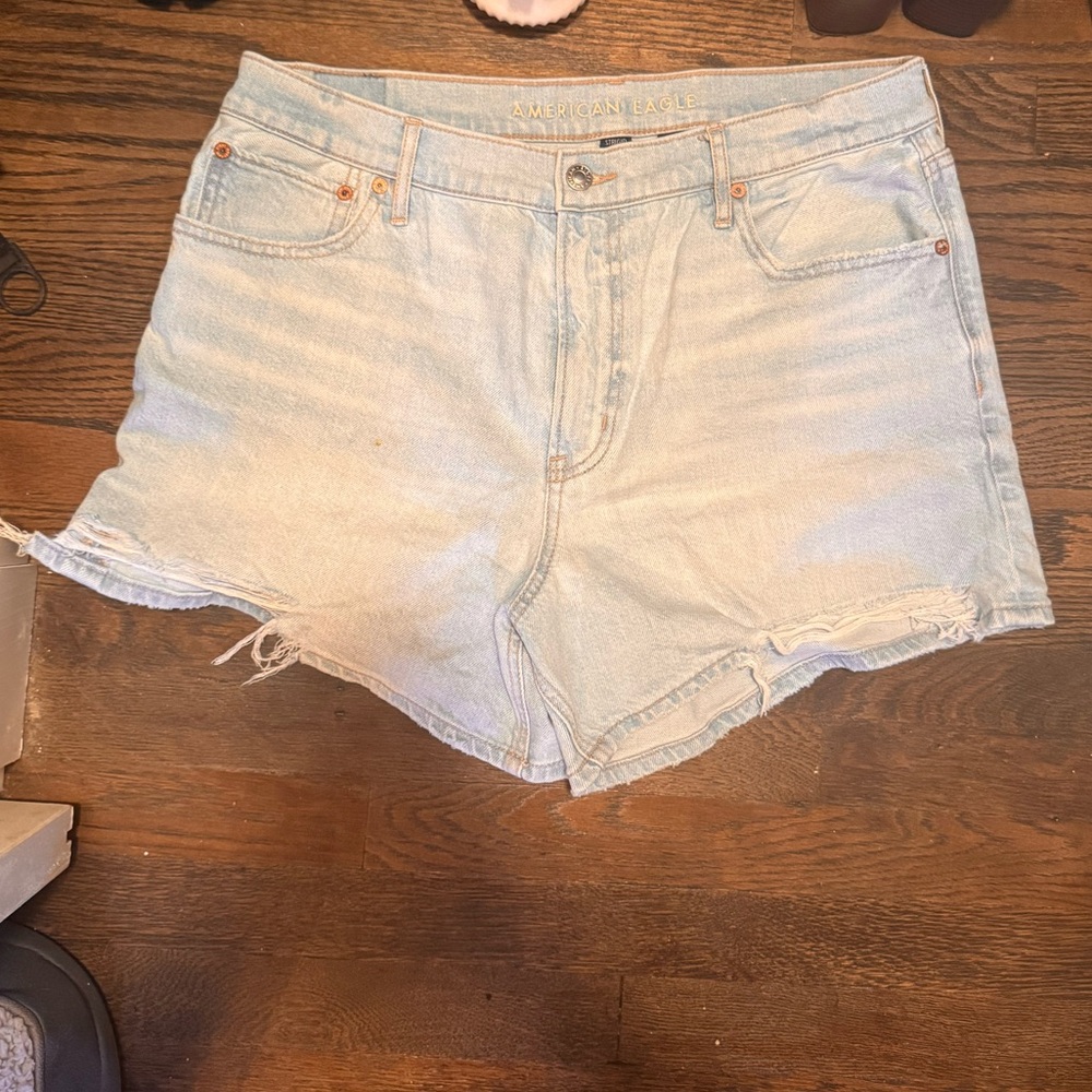 American Eagle Outfitters Light Wash Jean Shorts